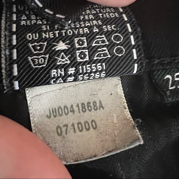 7 for All Mankind Gwenevere Black Skinny Jeans - Picture 9 of 9